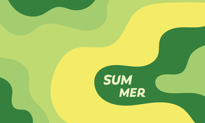 Background summer A creative concept for a summer-themed bright cover, card, or poster in a minimalistic style, perfect for corporate identity, branding, social media ads, and promotions.