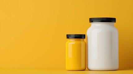 Cutting-Edge Oil-Based Packaging Solutions in the Plastic Industry with Copy Space for Text, High Detail 8K Resolution