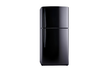 Sleek black refrigerator perfect for modern kitchens, offering spacious storage and stylish design for every home.