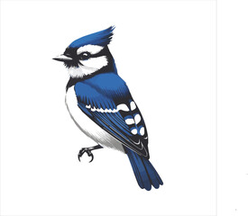 blue jay on a branch