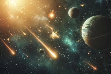 Obraz premium Beautiful Outer Space View