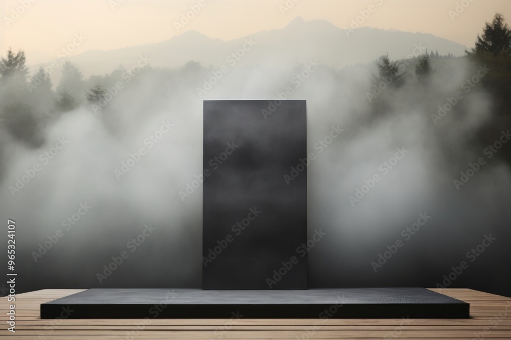 Canvas Prints smoke background outdoors nature fog.