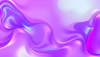 Colourful Holo gradient background of purple and blue, Swirling, Render 3D surface and iridescent colors. reminiscent of a cosmic nebula