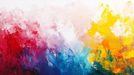 Fototapeta premium Colorful abstract painting with vibrant hues blending seamlessly