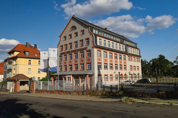 IHK, Industrie und Handelskammer, Grimma an der Mulde, Landkreis Leipziger Land, Sachsen, Deutschland