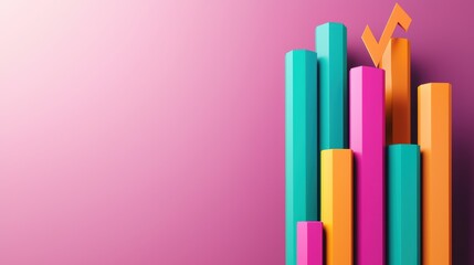 Futuristic Evolution of Digital Currency: Vibrant Holographic Financial Visualization in with Copy Space