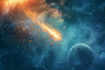 Obraz premium Beautiful Outer Space View