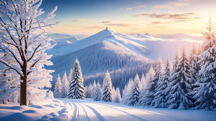 Winter Activities Beyond Christmas: Include scenes of winter sports, nature walks, and other seasonal activities that aren't directly tied to Christmas but reflect the season's spirit