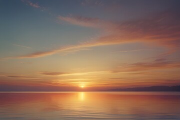 Blur pastels gradient sunset background on soft nature sunrise peaceful morning beach outdoor. heavenly mind view at a resort deck touching sunshine, sky summer Generative AI