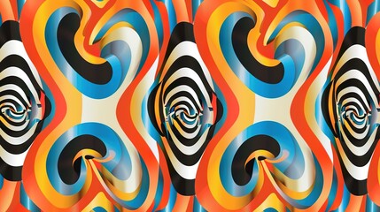 optical illusion pattern wallpaper