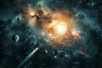 Obraz premium Beautiful Outer Space View