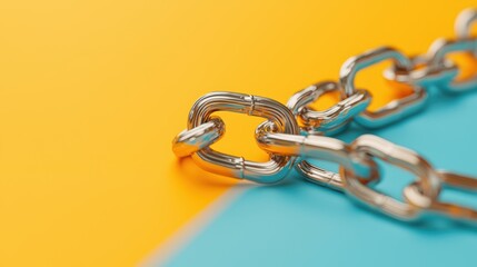 Fototapeta premium Breaking Free: Financial Independence Concept in with Copy Space and Selective Focus