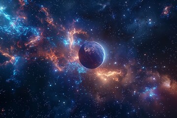 Obraz premium Beautiful Outer Space View