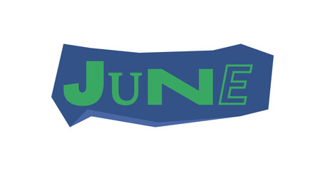 June Decorative Magazine Collage Style