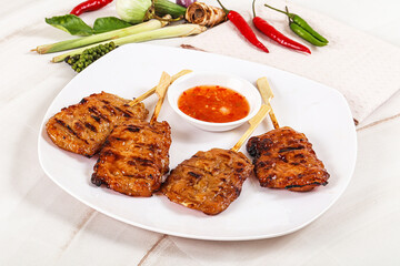 Thai Street foof pork satay