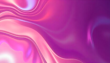 Swirling, iridescent liquid with hues of purple and blue, Holo gradient. reminiscent of a cosmic nebula