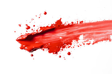 blood or paint splatters isolated on white background,graphic resources,halloween concept	
