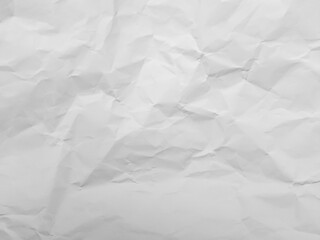 White Paper Texture background. Crumpled white paper abstract shape background with space paper for text