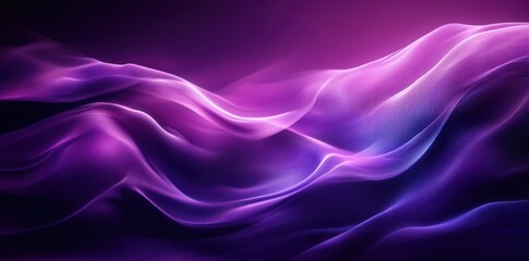 Obraz premium Abstract Purple and Blue Wavy Lines Background