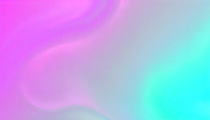 Abstract wave Holo Render 3D blue purple gradient object with a reflective surface and iridescent colors.