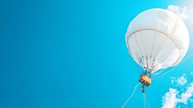 Close up View of Weather Balloon Launching for Atmospheric Data Collection