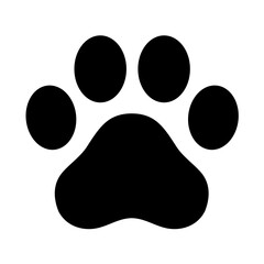 Cat Paw silhouette. Vector image © Sakiman