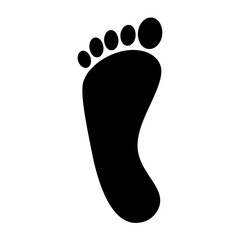 Feet of people silhouette. Vector image