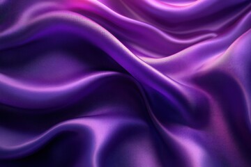 Fototapeta premium Close-up of Purple Silk Fabric with Subtle Texture and Shimmer