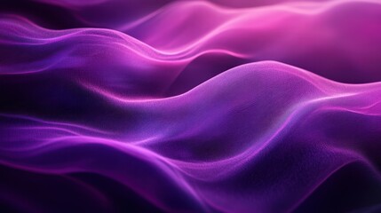 Obraz premium Abstract Purple Wavy Lines with Gradient and Grid Pattern