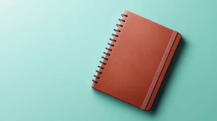 Personalized notebook, embossed name on cover, sleek design, 3D illustration