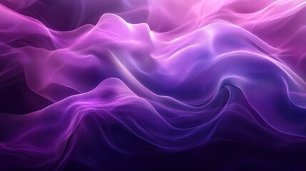 Abstract Wavy Pattern with Purple and Violet Gradient