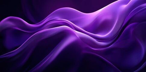 Abstract Purple Wavy Fabric Texture Background