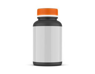 supplement bottle for mockup