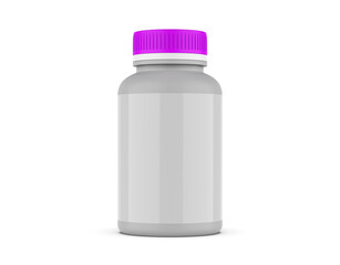 supplement bottle for mockup