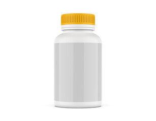 supplement bottle for mockup