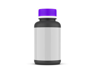 supplement bottle for mockup