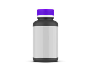 supplement bottle for mockup