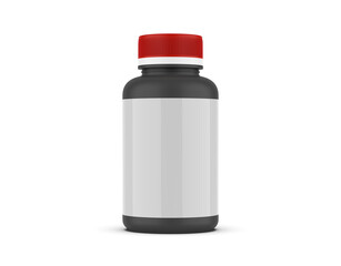 supplement bottle for mockup