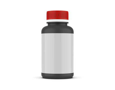 supplement bottle for mockup