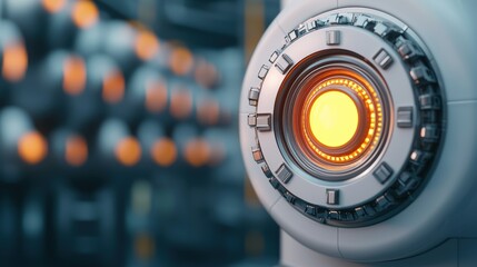 Futuristic AI-Driven Energy Hub with Digital Oil Flow Control in Modern Industrial Landscape -