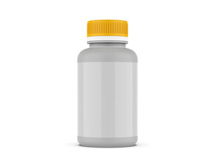 supplement bottle for mockup