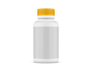 supplement bottle for mockup