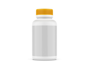 supplement bottle for mockup
