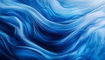 Fototapeta premium abstract blue fluid motion wave background textured gradient fluid art wallpaper