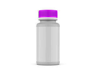 supplement bottle for mockup