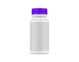 supplement bottle for mockup