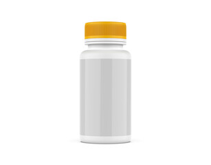 supplement bottle for mockup