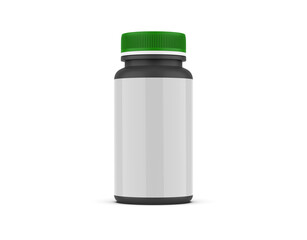 supplement bottle for mockup