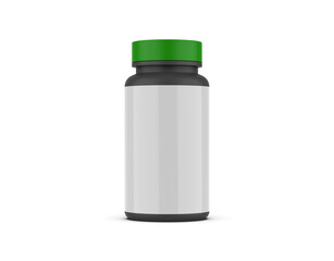 supplement bottle for mockup