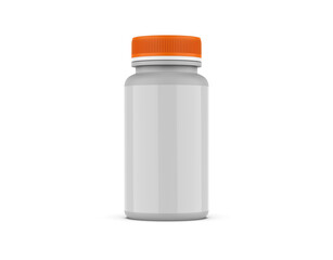 supplement bottle for mockup